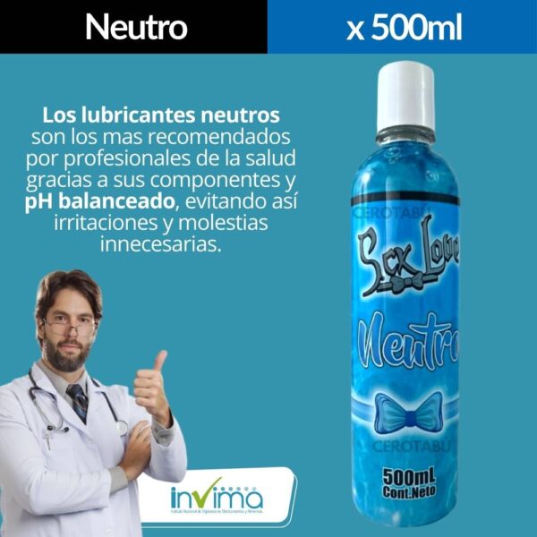 Lubricante Intimo Sex Love x500 mL Cero Tabú