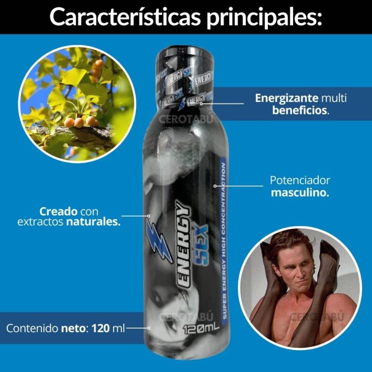 Potenciador Sexual Masculino En Jarabe Energy Sex Cero Tab