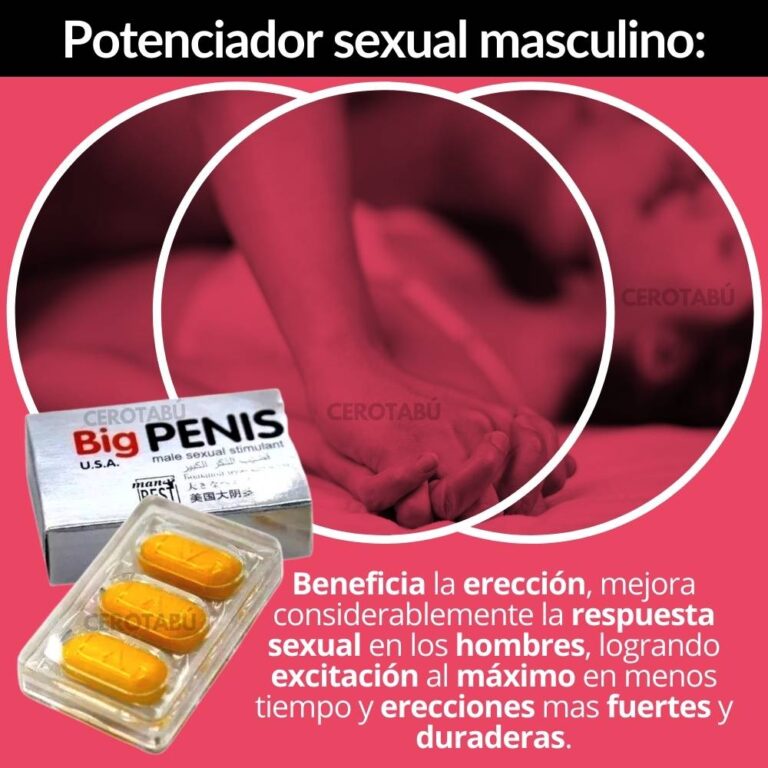 Potenciador Sexual Masculino Big Penis Cero Tab