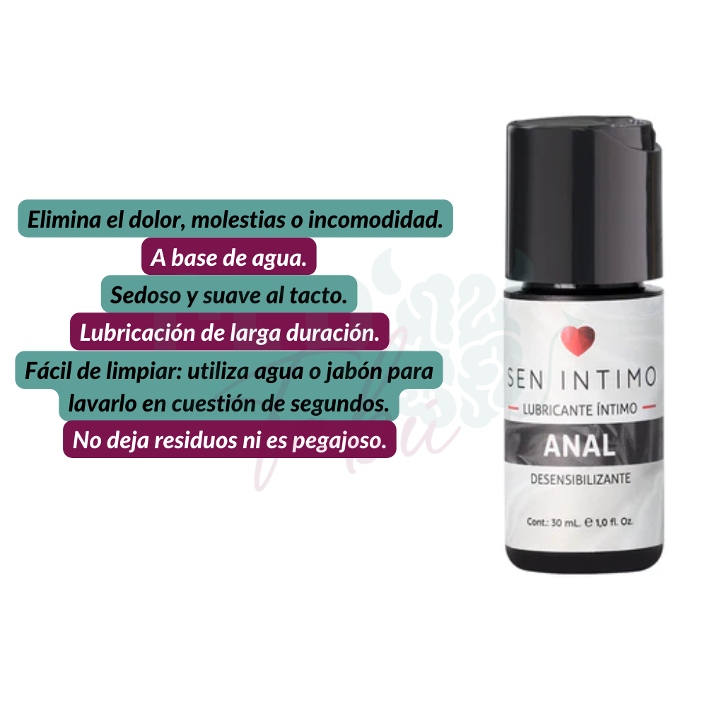 Lubricante Para Sexo Anal Sen Intimo X Ml Cero Tab