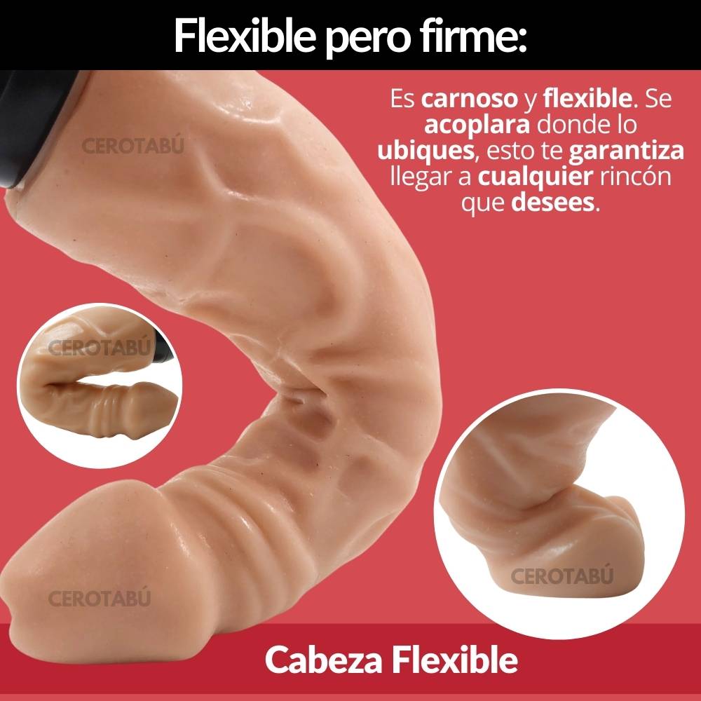 Dildo Vibrador Clásico Redlady Cero tabú