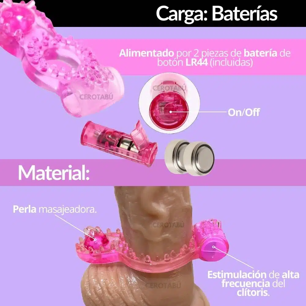 Anillo Vibrador Doble Steff - Imagen 3
