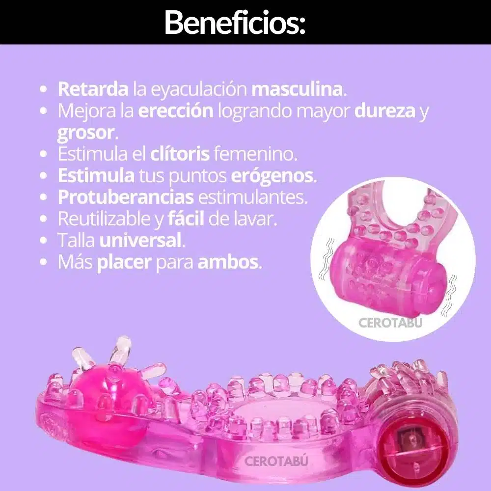 Anillo Vibrador Doble Steff - Imagen 5