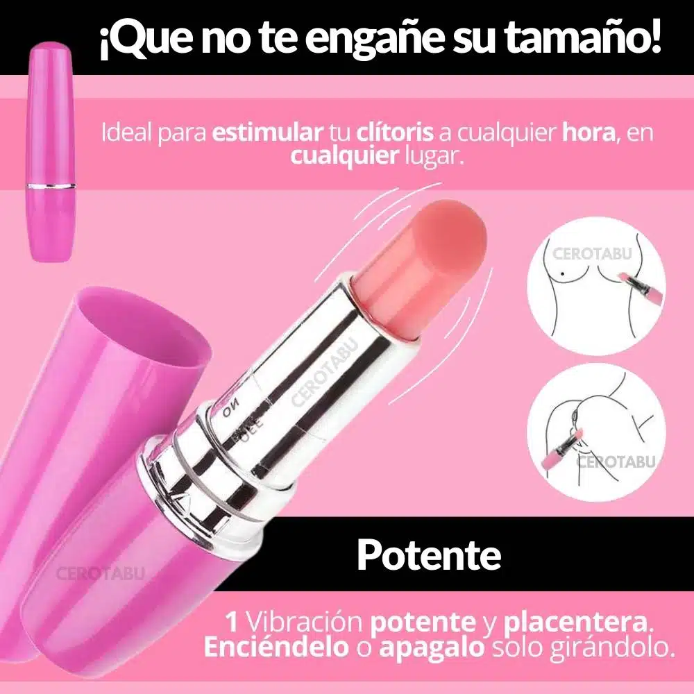 Bala Vibradora Brillo Labial Lipstick - Imagen 3