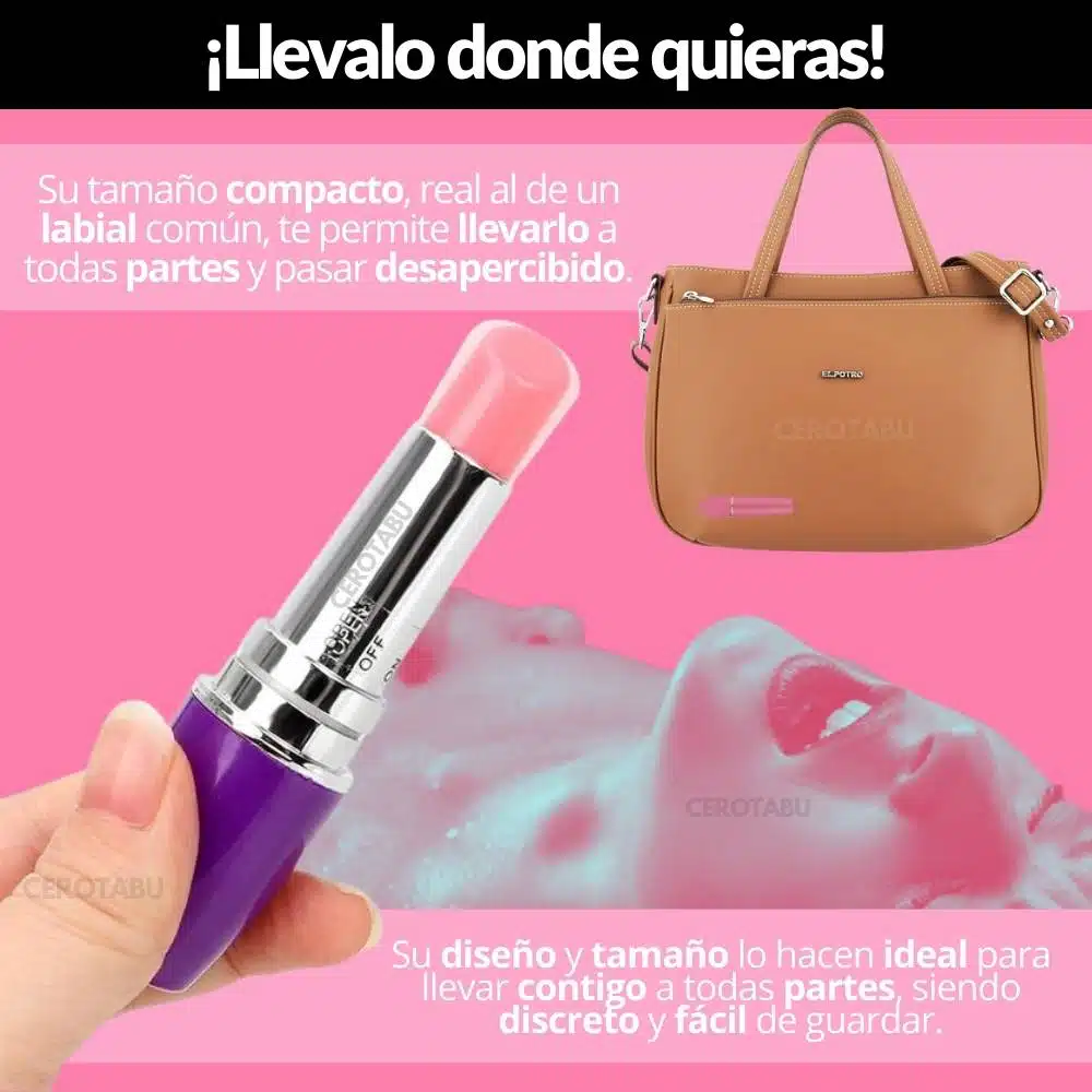 Bala Vibradora Brillo Labial Lipstick - Imagen 5