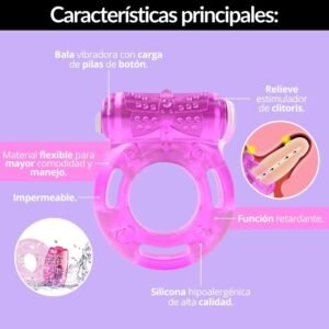 Anillo Retardante Con Vibrador