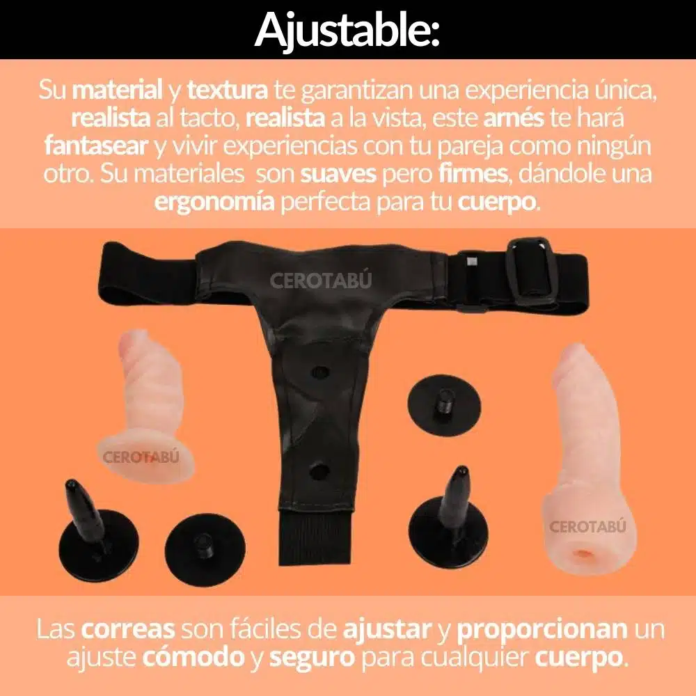 Arnés Doble Dildo Ultrafem - Imagen 5