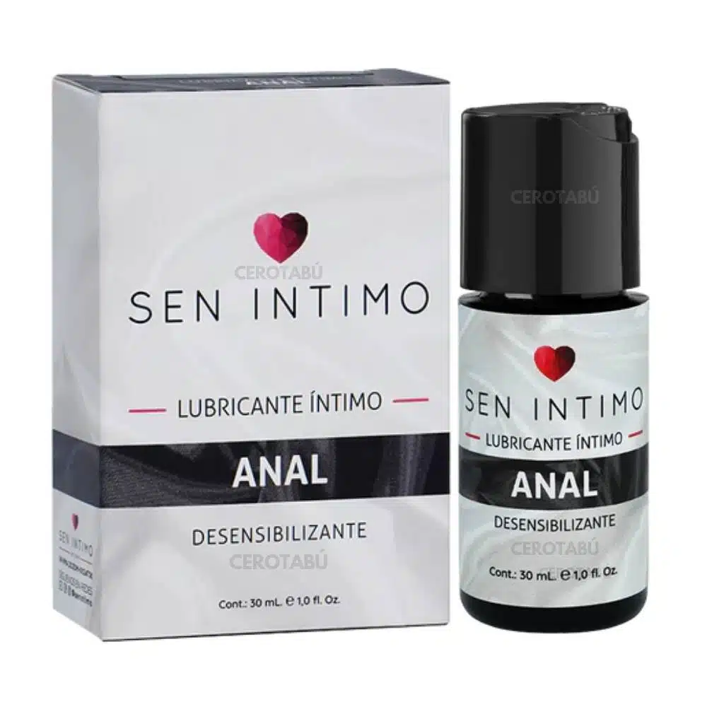 Lubricante Para Sexo Anal Sen Intimo x30 mL| Cero Tab