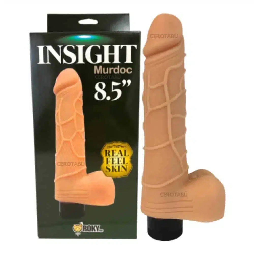 Vibrador Consolador Con Testículos Realista