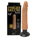 Vibrador Con Chupa Realista Krank 25 cm