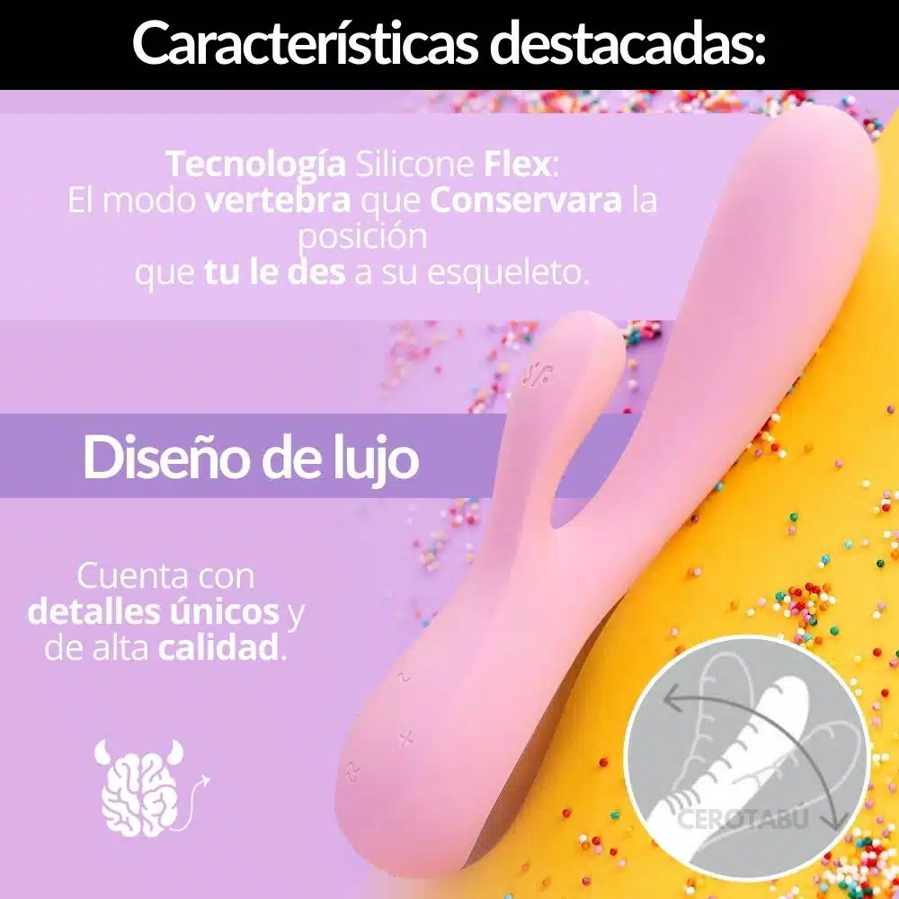 Satisfyer Doble Estimulación Con App Mono Flex - Imagen 3