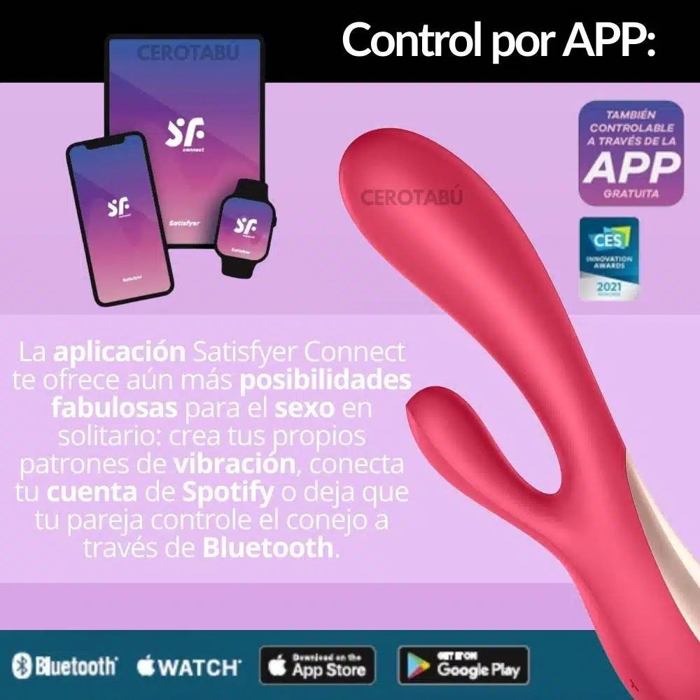 Satisfyer Doble Estimulación Con App Mono Flex - Imagen 5