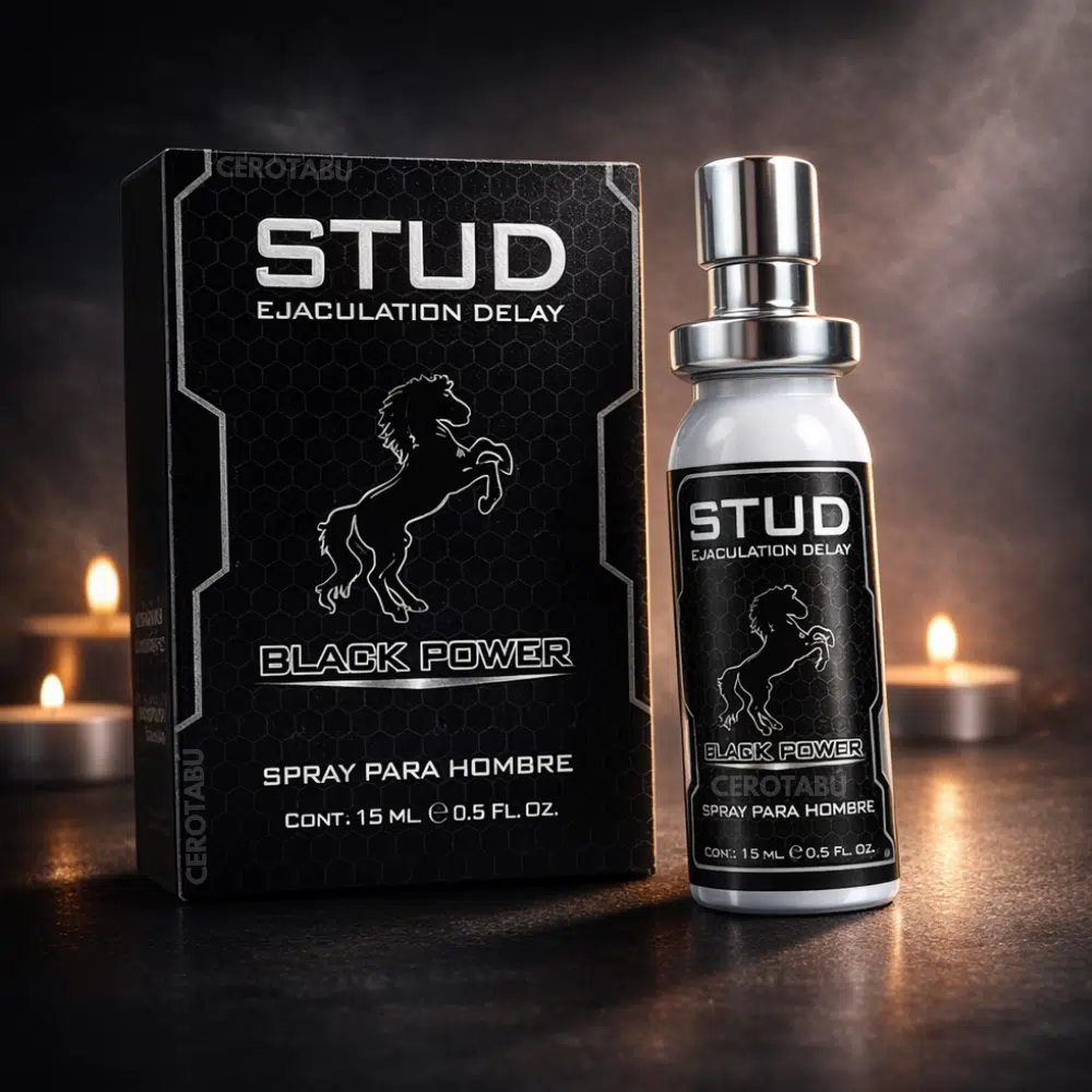 Retardante Masculino Stud Black Power 15 mL - Imagen 2
