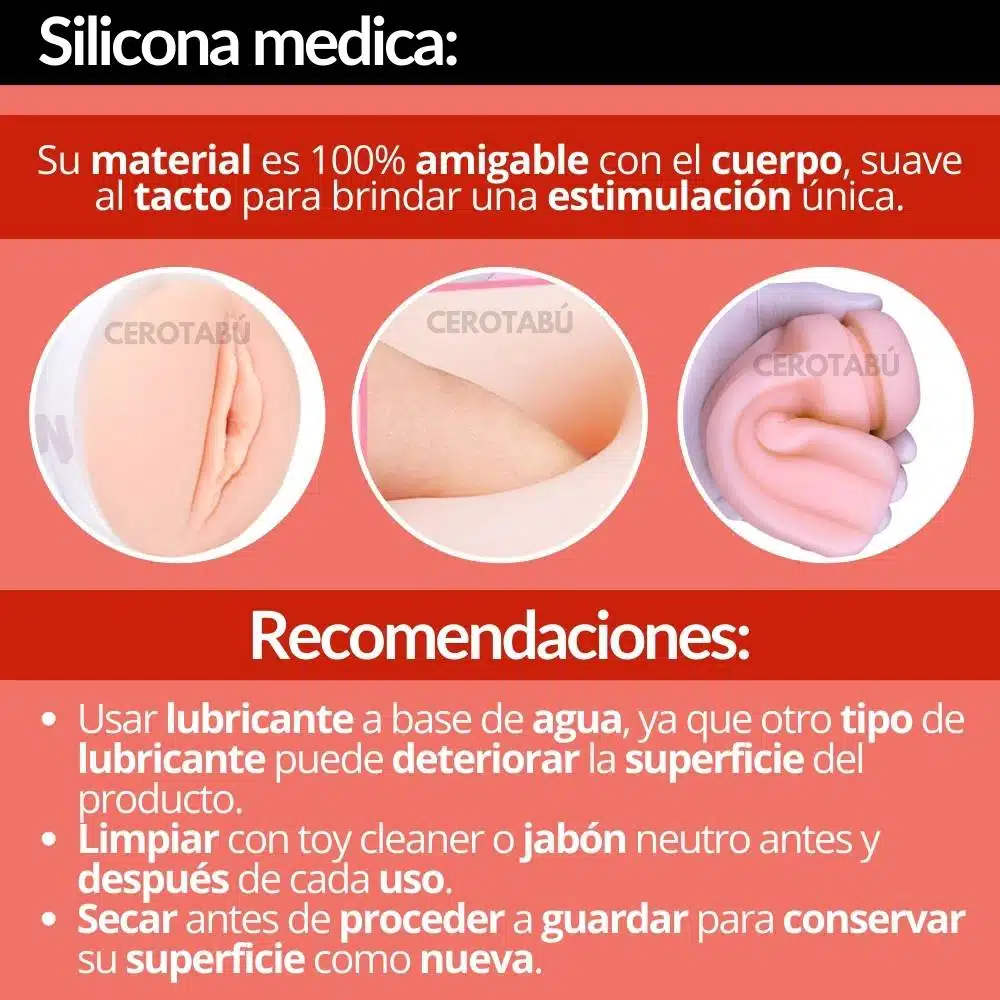 Masturbador Masculino Realista Pulsing - Imagen 5
