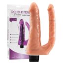 Vibrador Doble Penetración 19 CM Doble Kitty