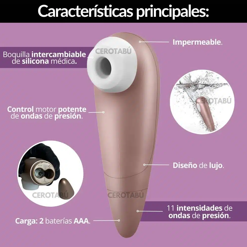 Succionador Estimulador De Clítoris Satisfyer 1 One - Imagen 2
