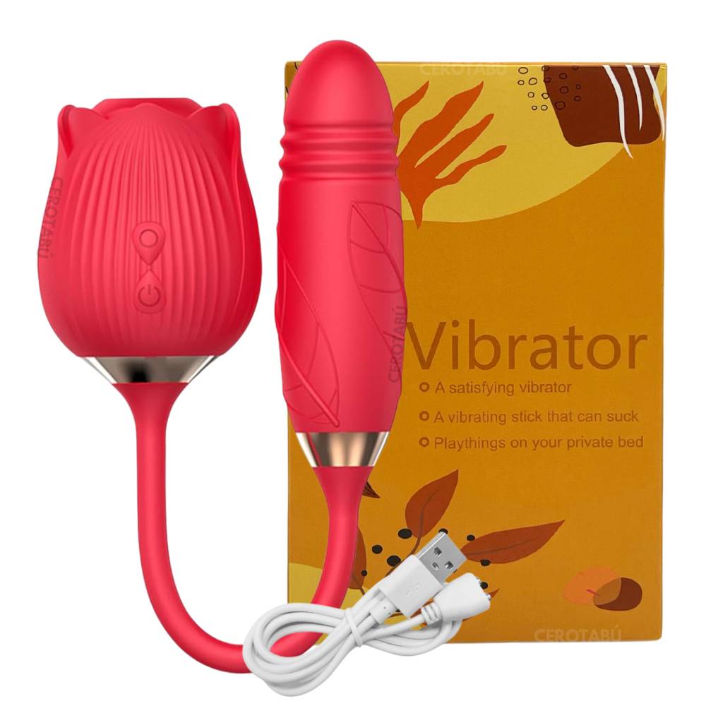 Vibrador Rosa Doble Estimulacion