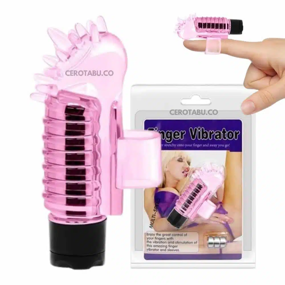 Funda Vibradora Masturbador Dedo