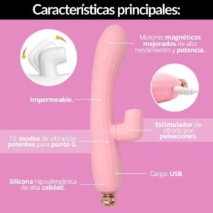 Vibrador Y Succionador Doble Estimulación