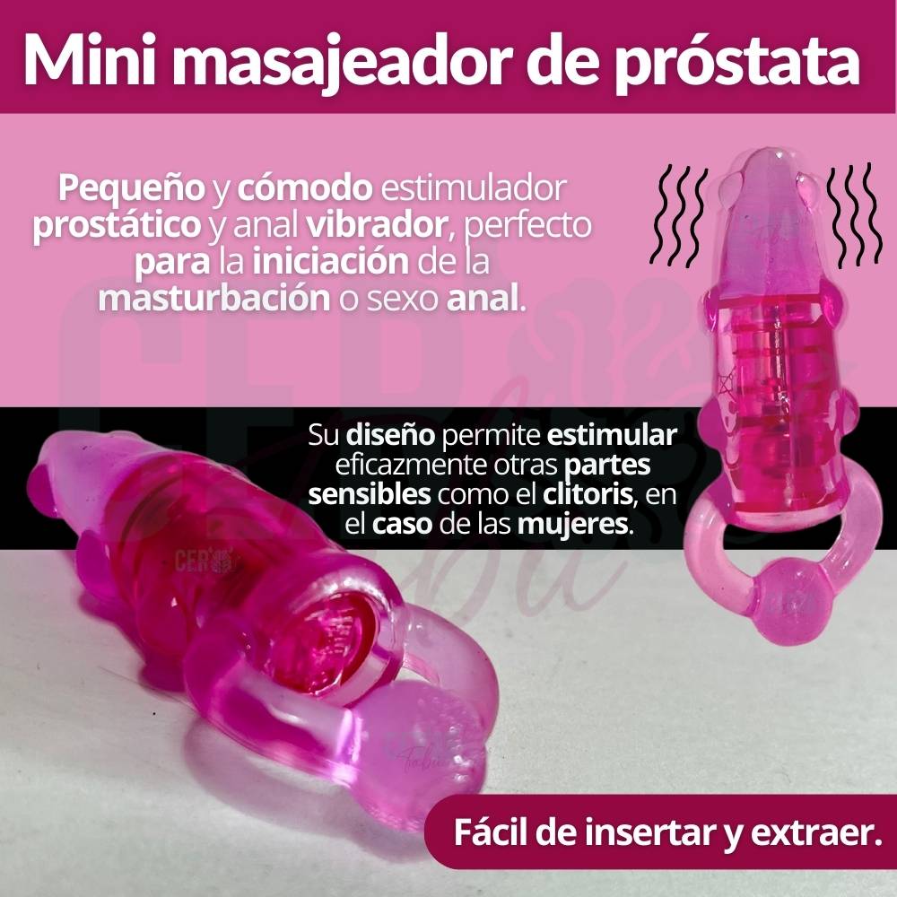 Vibrador Anal Plug Acostumbrador Silicona Tony | Cero tabú