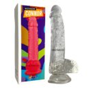 Dildo Realista Con Chupa Adherente