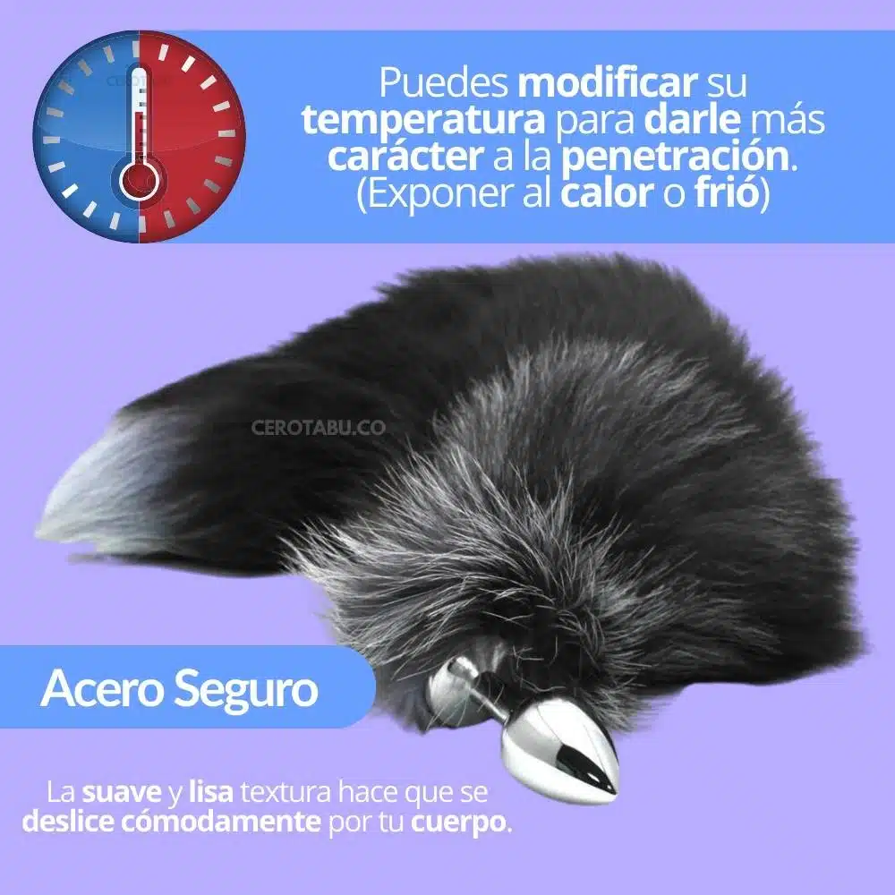 Kit Orejas - Plug Estimulador Anal Zorro Kit Fox - Imagen 6