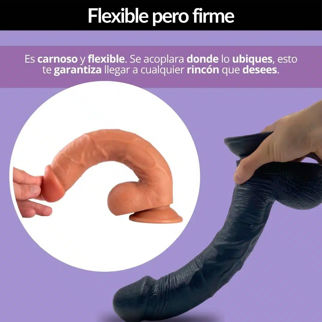 Dildo Realista Con Testículos Lucas 26 CM - Imagen 5