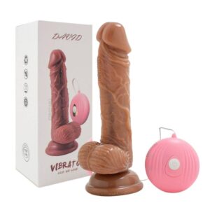 Dildo Texturizado Con Vibración