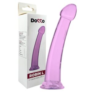 Dildo Curvo Adherente Robin 22 cm