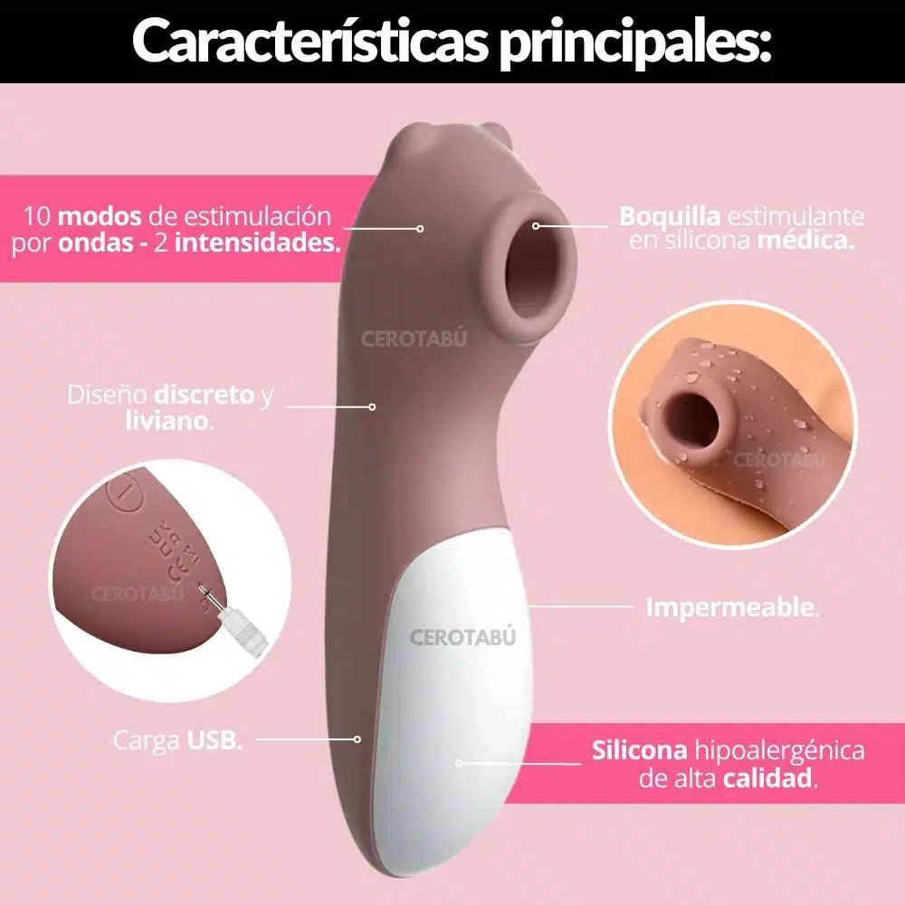 Succionador De Clítoris Biggi Recargable - Imagen 2