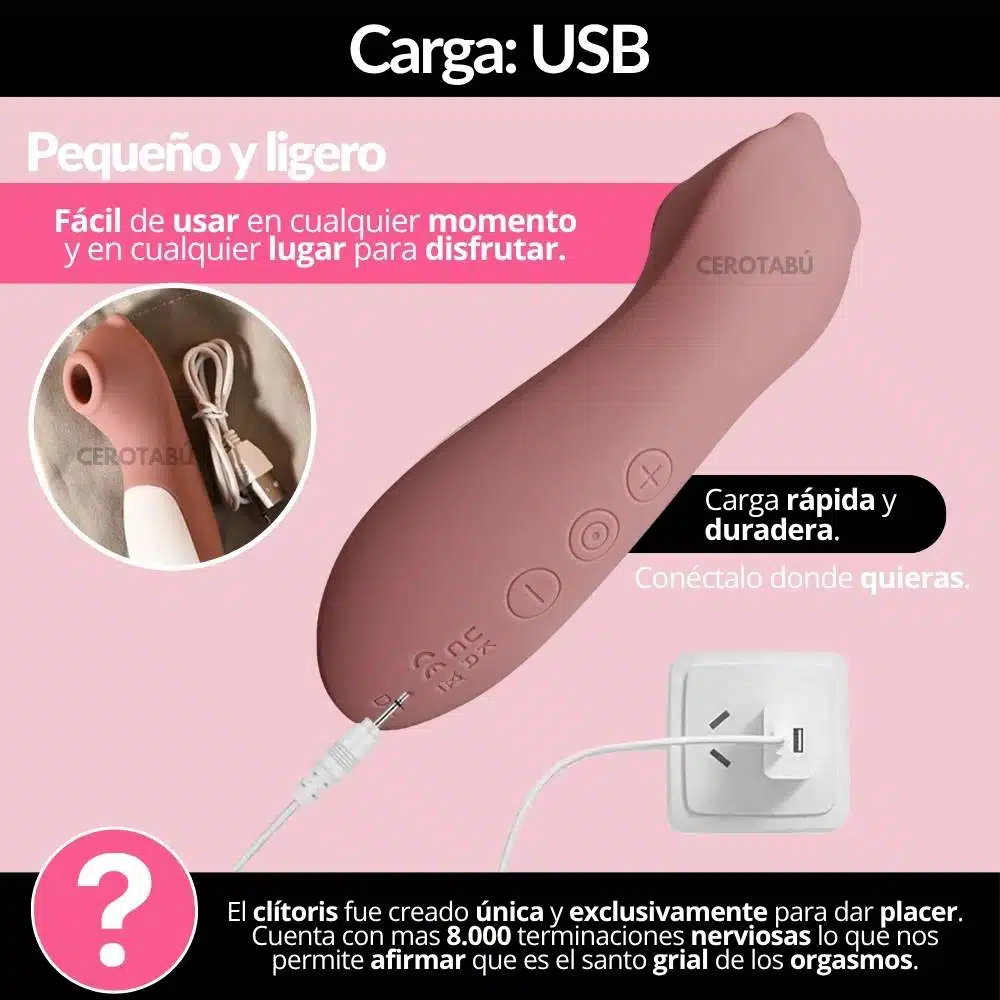 Succionador De Clítoris Biggi Recargable - Imagen 4