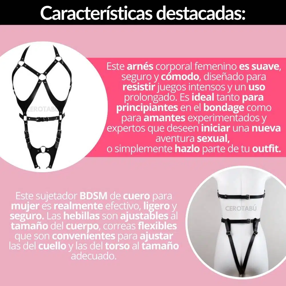 Arnés Corporal Femenino Nicole - Imagen 3