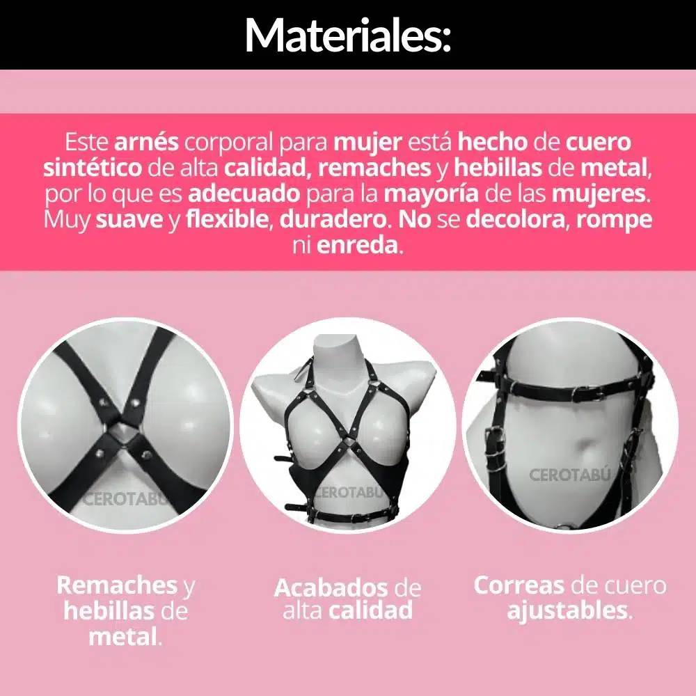 Arnés Corporal Femenino Nicole - Imagen 4