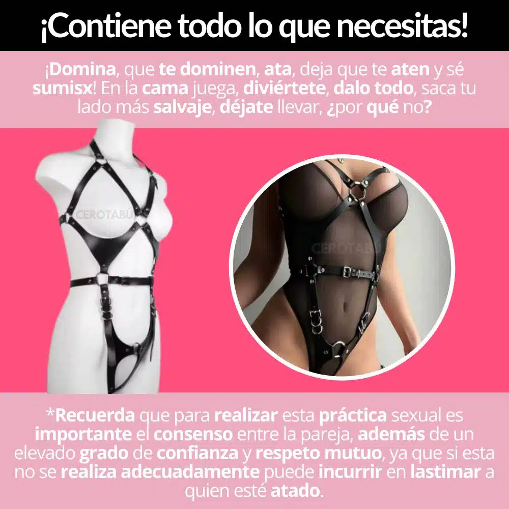 Arnés Corporal Femenino Nicole - Imagen 6