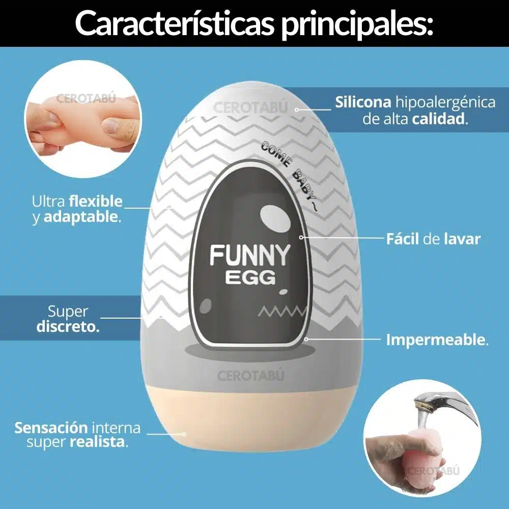 Huevo Masturbador Masculino - Imagen 2