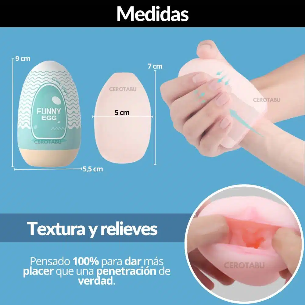 Huevo Masturbador Masculino - Imagen 5