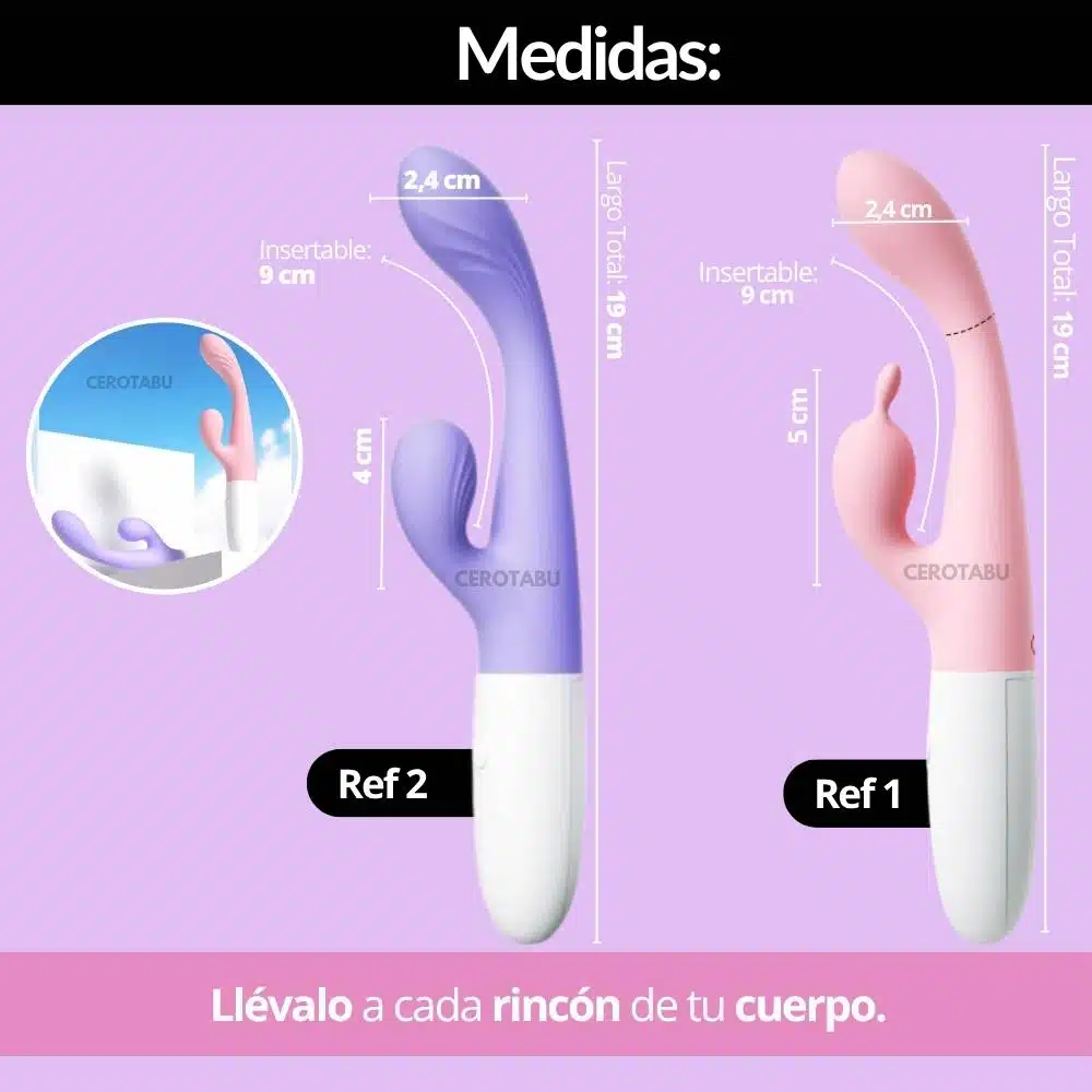 Vibrador Doble Estimulacion Zacarias Bunny - Imagen 5