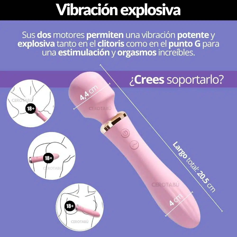 Vibrador 2 En 1 Térmico Koke - Imagen 7