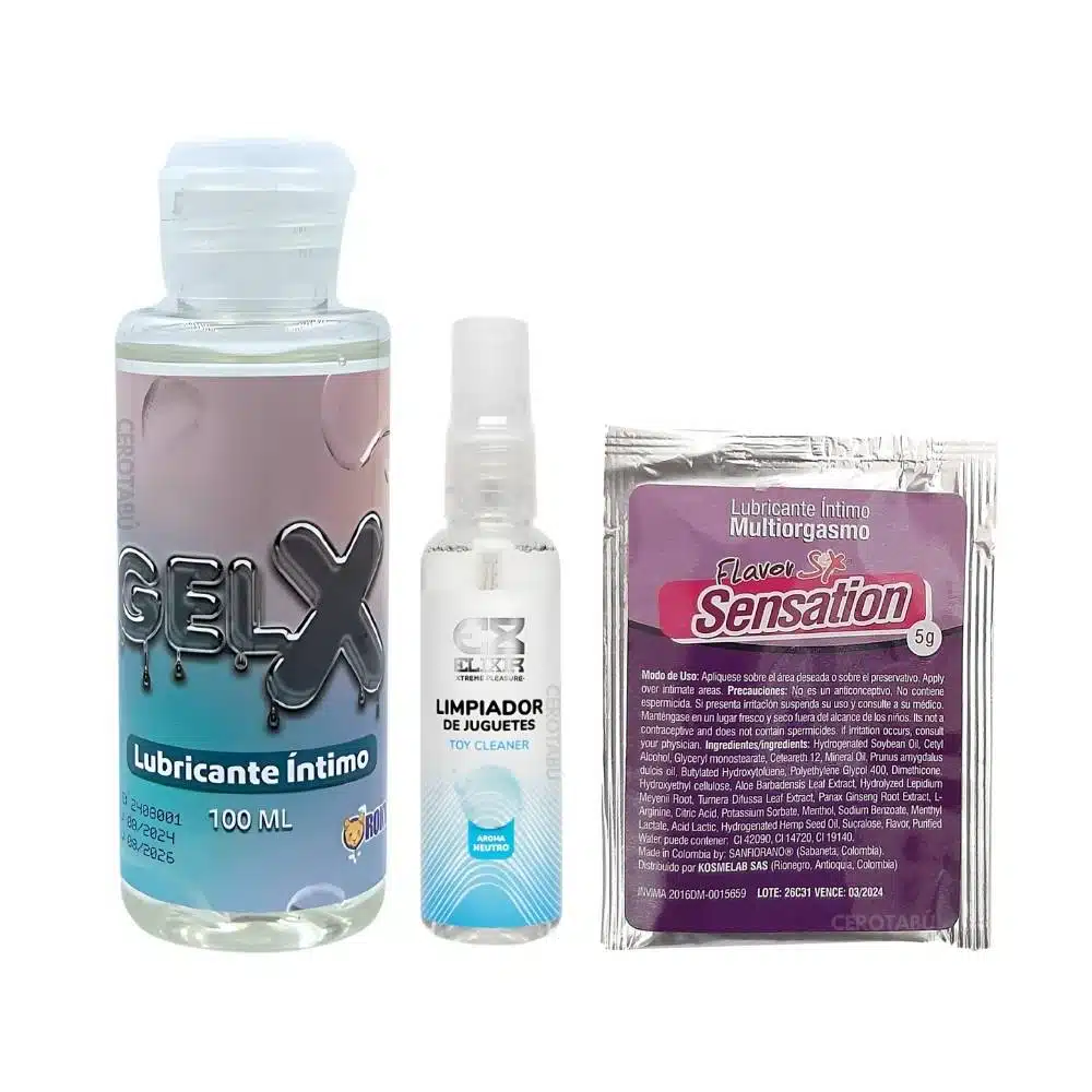 Kit Juguete Sexual Vibrador