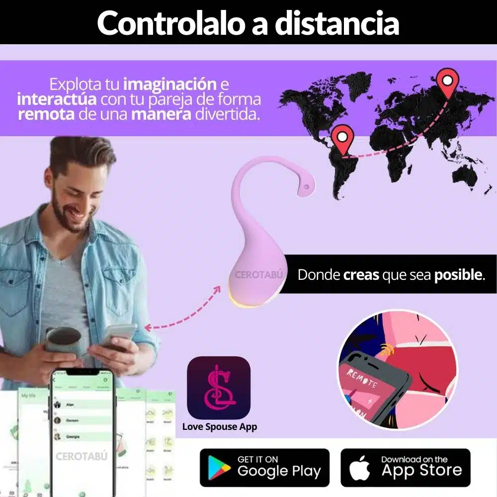 Huevo Vibrador Inalámbrico App Little - Imagen 6
