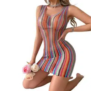 Vestido Malla Lencería