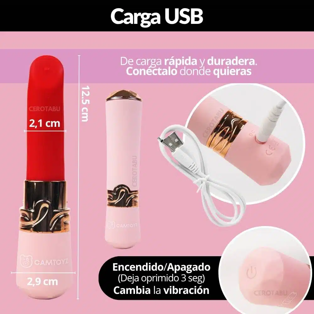 Bala Vibradora Lipstick Yaray - Imagen 4