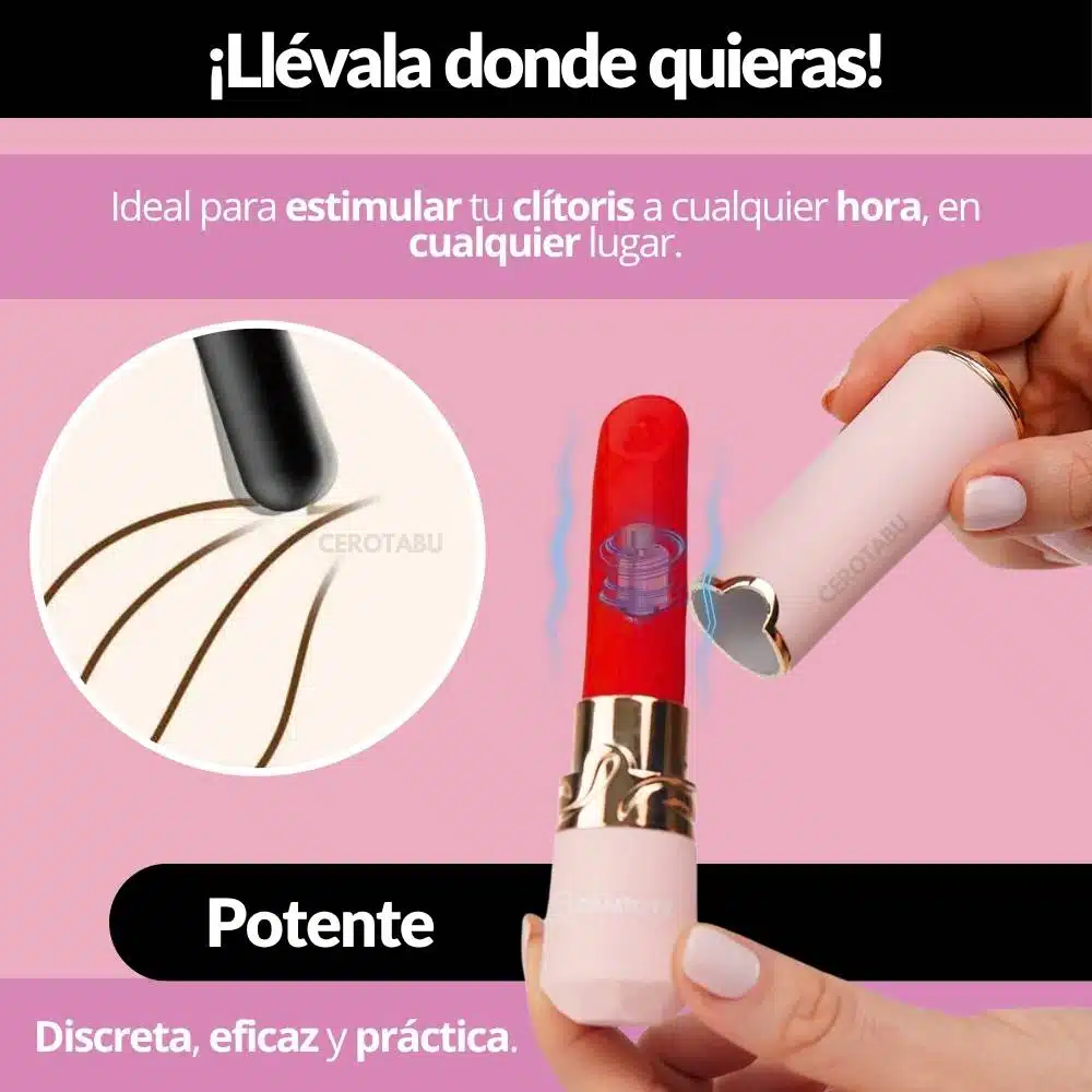 Bala Vibradora Lipstick Yaray - Imagen 5