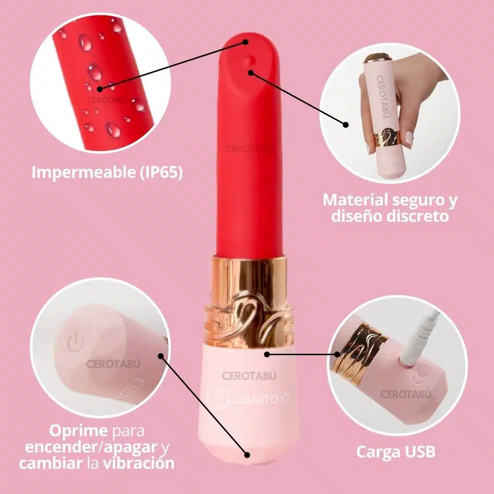 Bala Vibradora Lipstick Yaray - Imagen 6