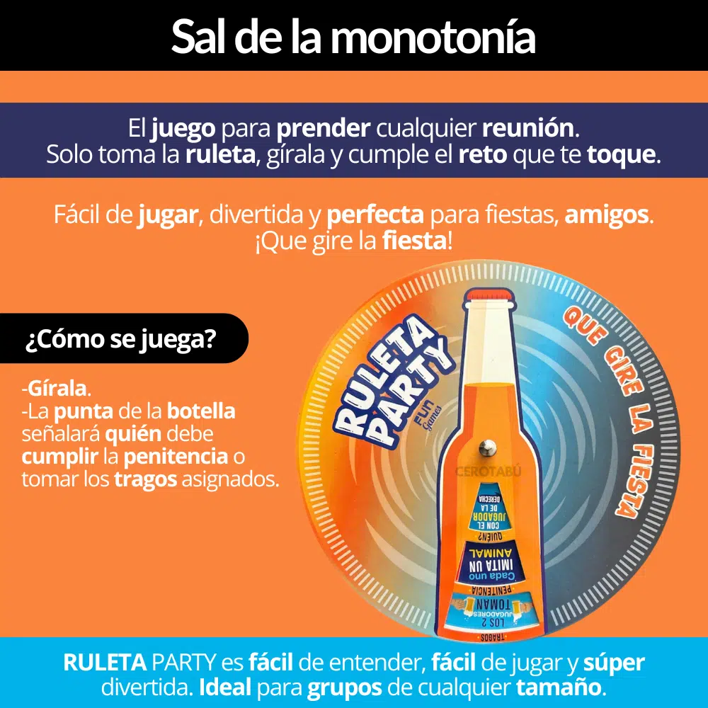 Juego De Mesa Ruleta Party - Imagen 2