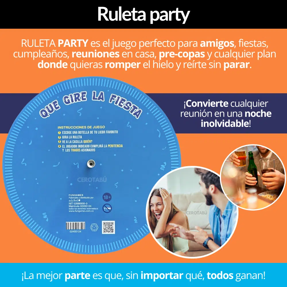 Juego De Mesa Ruleta Party - Imagen 3
