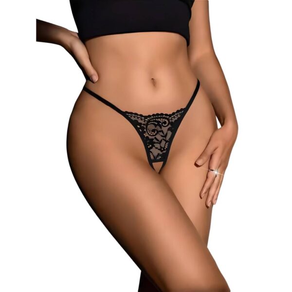 Lencería Tanga En Encaje