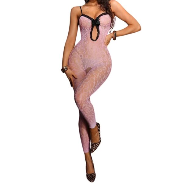 Enterizo En Malla Lencería Femenina