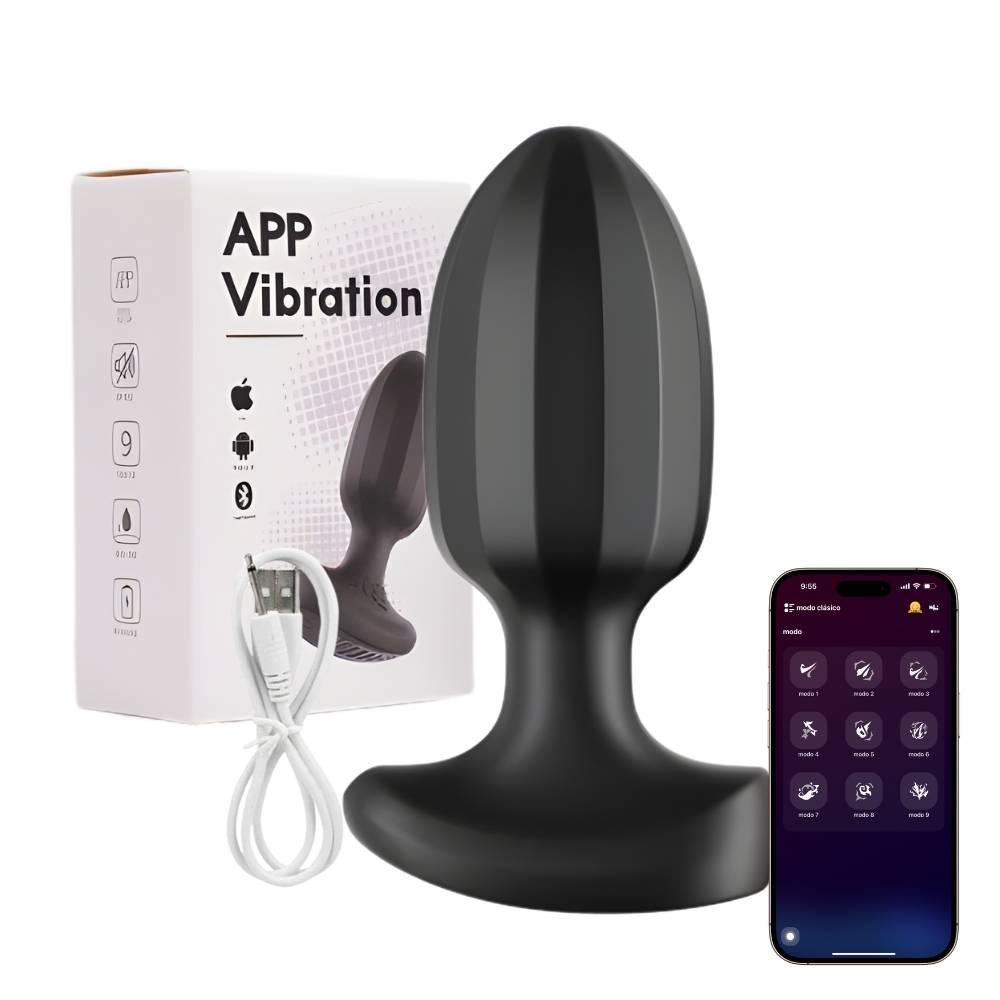 Vibrador Plug Anal App