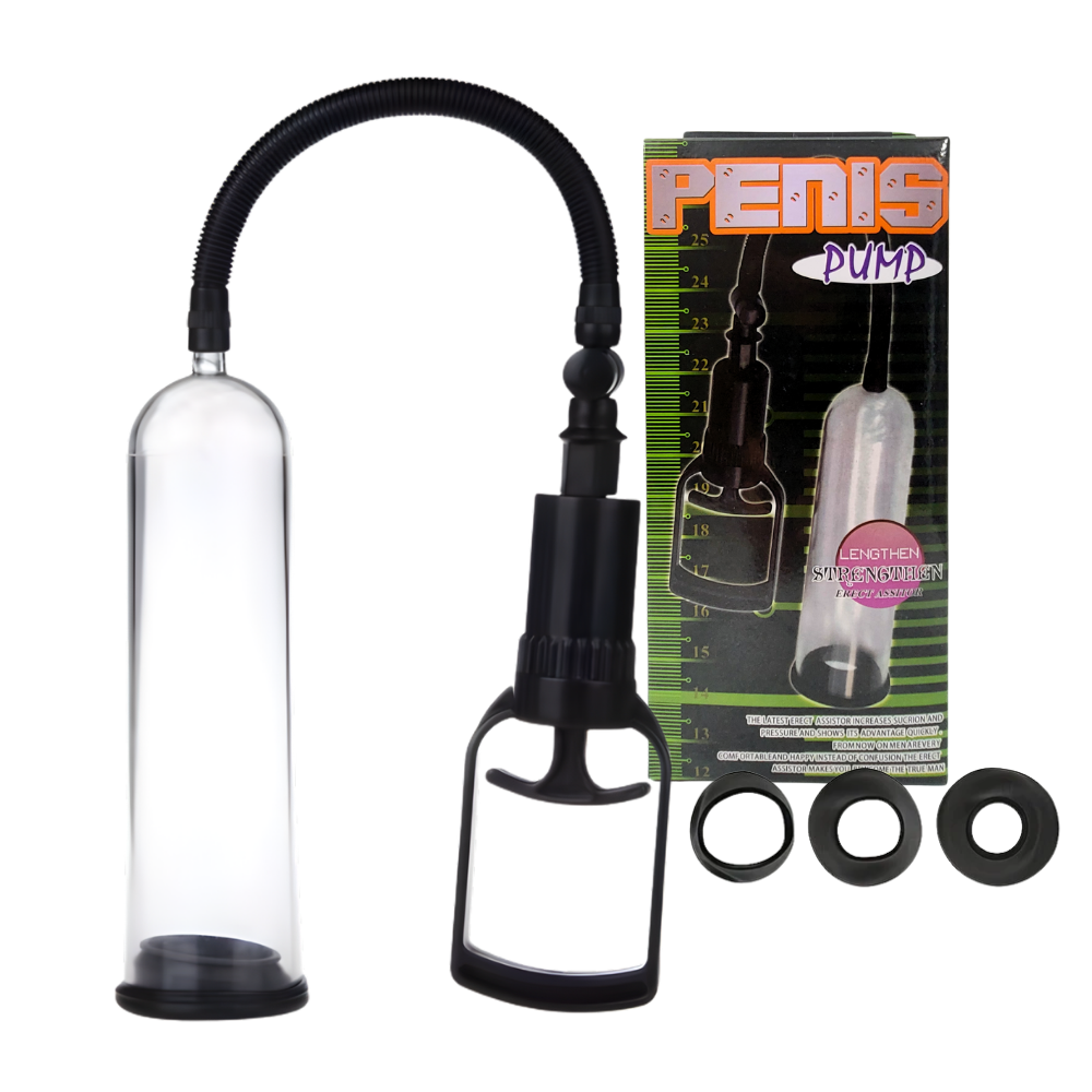Bomba Succión Pene + Anillos